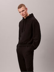 Calvin Klein Black Cotton Terry Blend Lounge Joggers - Image 3 of 6