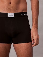 Calvin Klein Black Icon Logo Graphic Trunks 3 Pack - Image 4 of 6