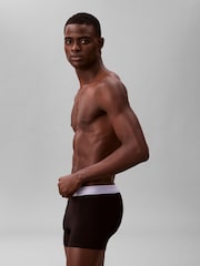 Calvin Klein Black Icon Cotton Stretch 3 Pack Boxer Trunks - Image 6 of 6