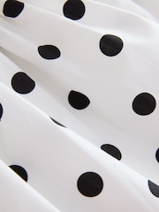 Monochrome Spot Ric Rac Dress (3mths-8yrs) - Image 9 of 10