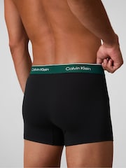 Calvin Klein Black Trunks 5 Pack with Icon Cotton Stretch - Image 3 of 5