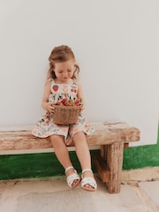 Mirror Print Crochet Trim Textured Dress (3mths-8yrs) - Image 2 of 4