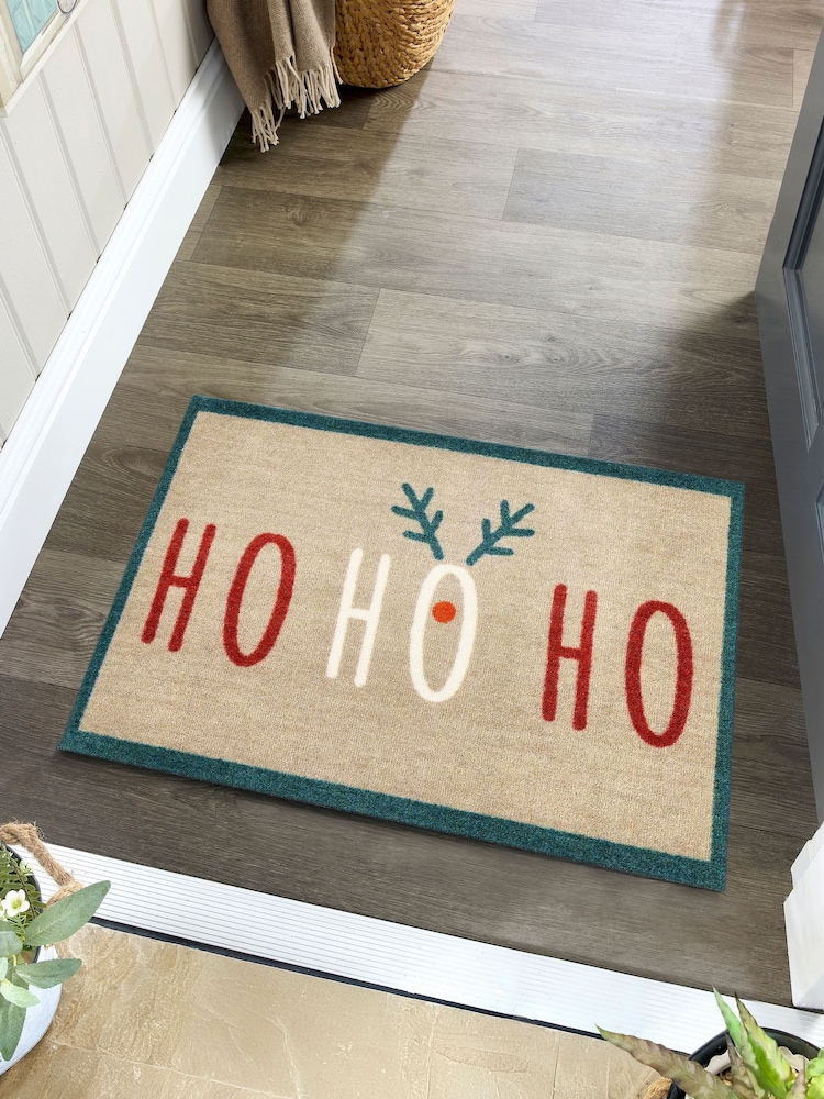 My Mat Beige Ho Ho Ho Mat - Image 1 of 4 My Mat Beige Ho Ho Ho Mat - Image 1 of 4