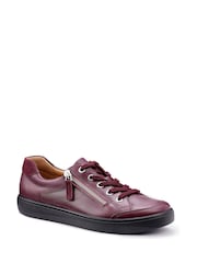 Hotter Red Regular Fit Chase II Lace-Up Zip Shoes - Image 2 of 4