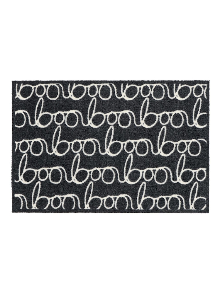 My Mat Black Boo Script Mat - Image 2 of 4 My Mat Black Boo Script Mat - Image 2 of 4