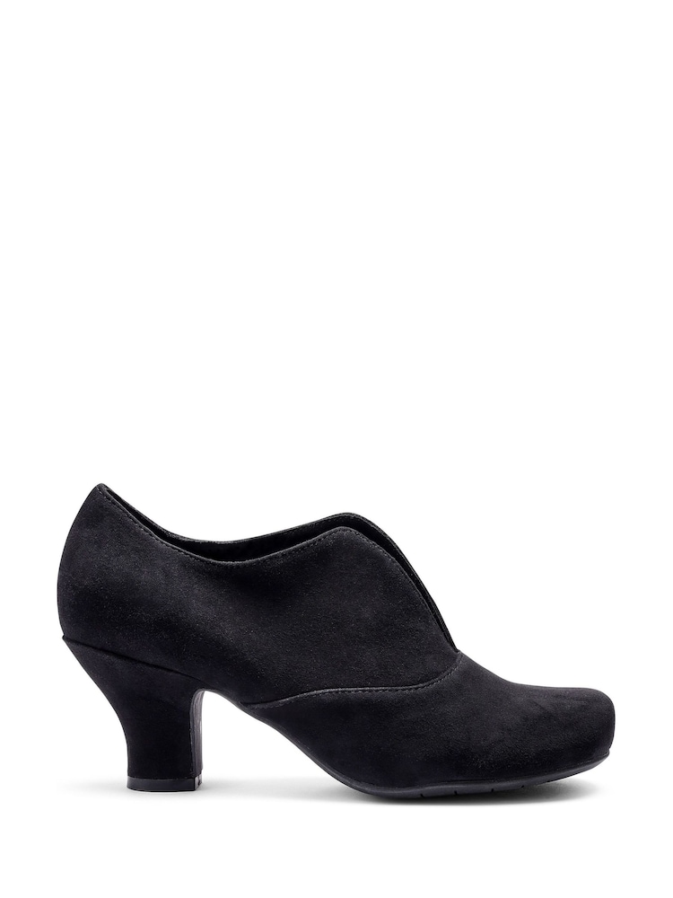 Hotter Black Wide Fit Waltz Slip-On Shoes - Image 2 of 4