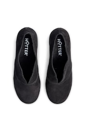 Hotter Black Wide Fit Waltz Slip-On Shoes - Image 4 of 4