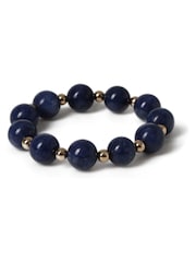 Aela blå perlearmbånd - Bilde 3 av 3