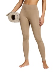 adidas Brown All Me Essentials Full-Length Leggings - Image 1 of 5