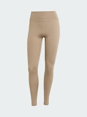 adidas Brown All Me Essentials Full-Length Leggings - Image 5 of 5