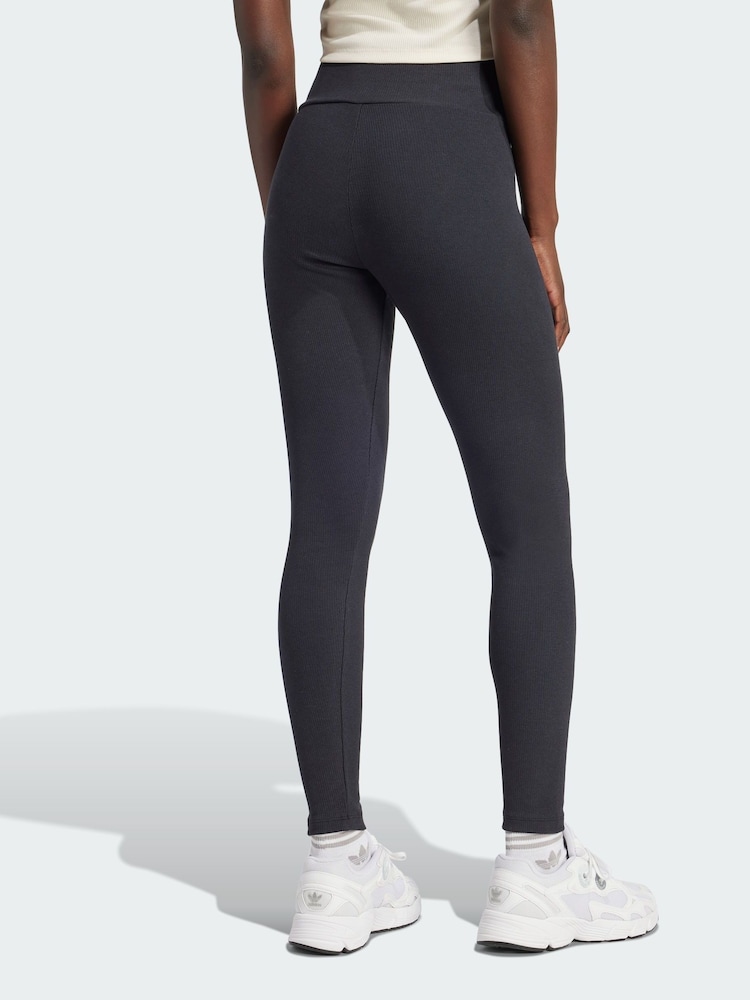 adidas Originals Black Essentials High Waist Leggings - Image 2 of 5 adidas Originals Black Essentials High Waist Leggings - Image 2 of 5