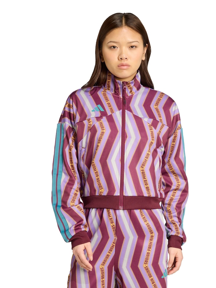 adidas Red x FARM Tiro Track Jacket - Image 1 of 5 adidas Red x FARM Tiro Track Jacket - Image 1 of 5
