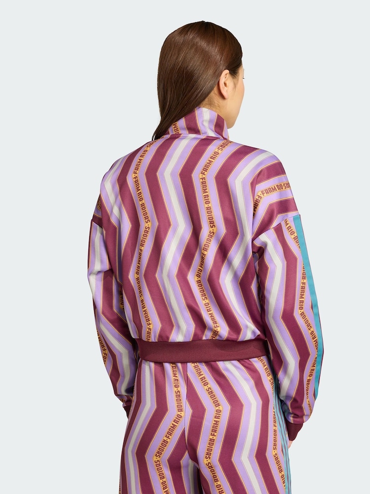 adidas Red x FARM Tiro Track Jacket - Image 2 of 5 adidas Red x FARM Tiro Track Jacket - Image 2 of 5