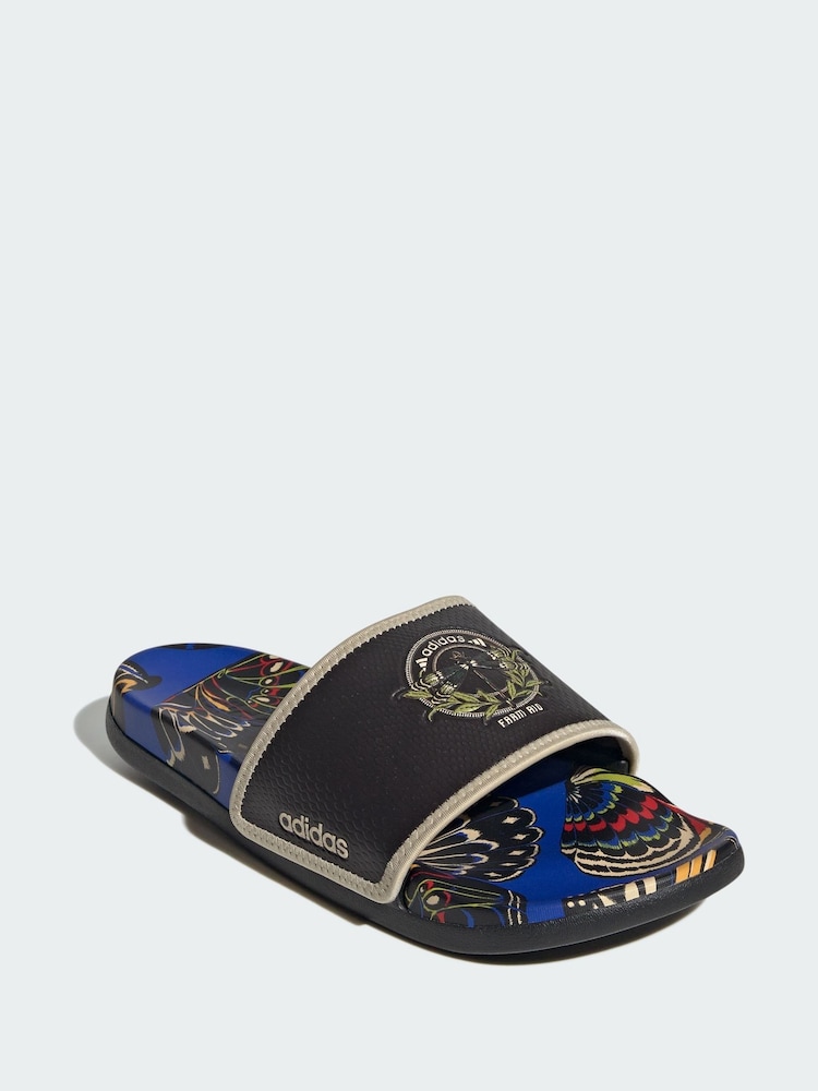 adidas Black Adilette Comfort Slides - Image 1 of 4