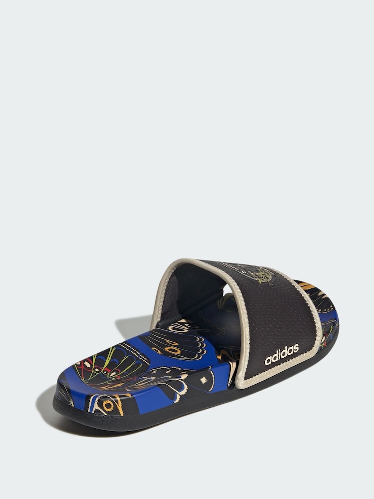 adidas Black Adilette Comfort Slides - Image 2 of 4