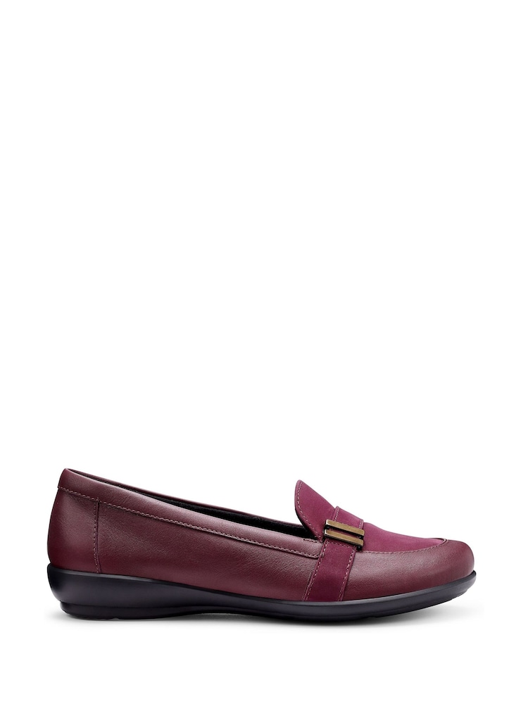 Hotter Red Wide Fit Clay Slip-On Shoes - Image 1 of 4 Hotter Red Wide Fit Clay Slip-On Shoes - Image 1 of 4