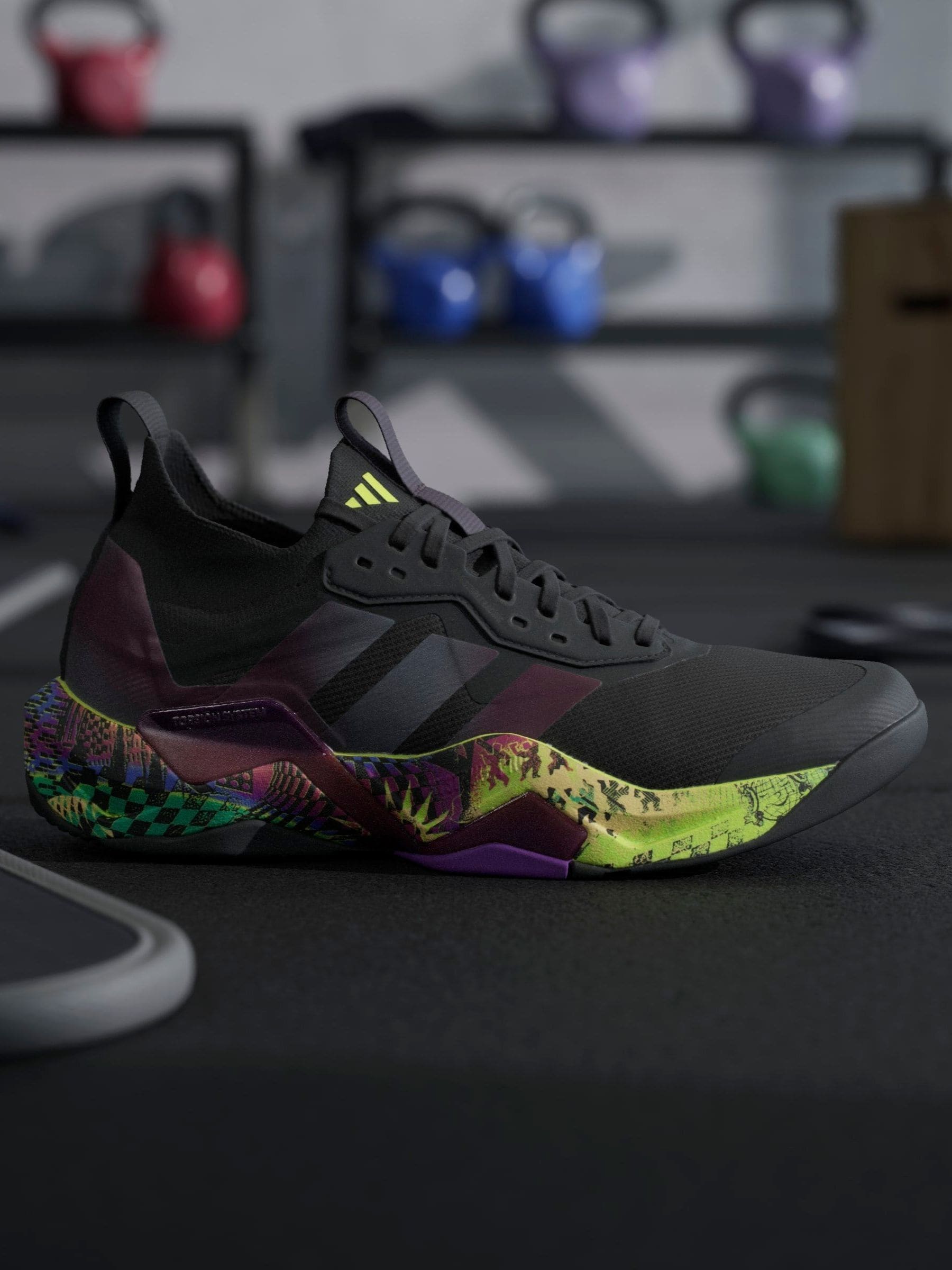×JEREMY SCOTT Buy adidas Black x Jeremy Scott Rapidmove ADV 2 Trainers from the