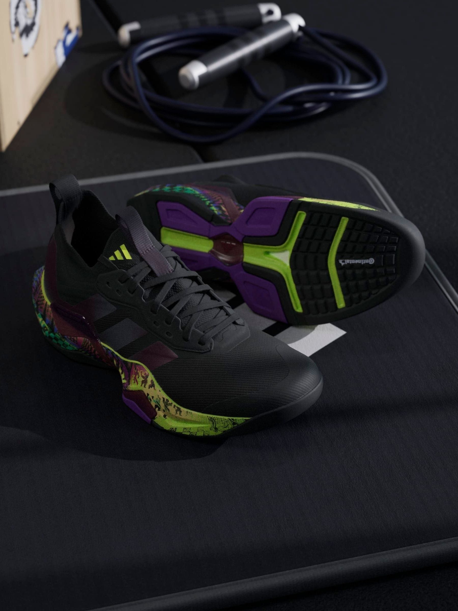 Buy adidas Black x Jeremy Scott Rapidmove ADV 2 Trainers from Next