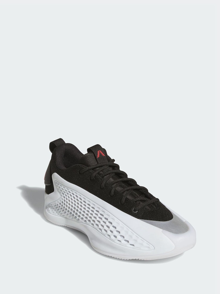 adidas White Anthony Edwards 1 Low Trainers - Image 1 of 4 adidas White Anthony Edwards 1 Low Trainers - Image 1 of 4