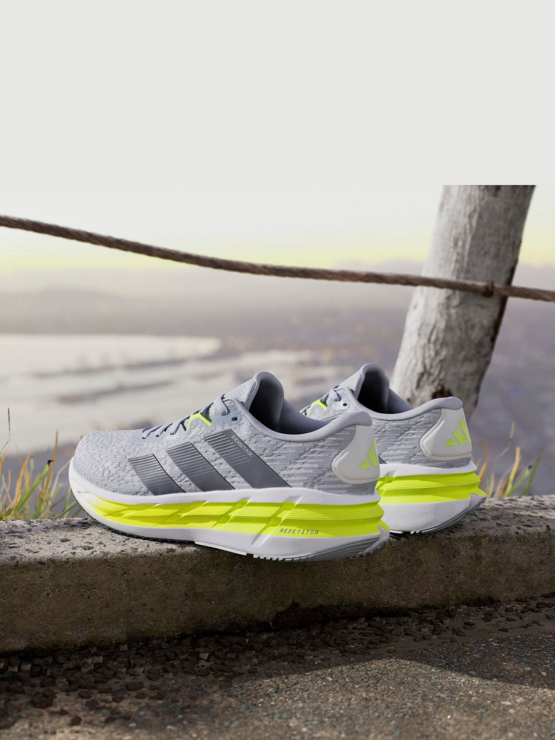 Buy adidas Grey Adistar 4 Running Shoes from Next India