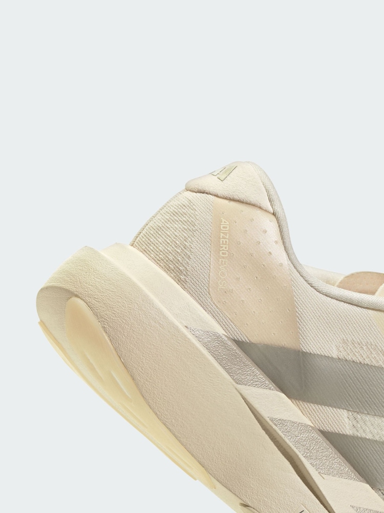 adidas Cream Adizero EVO SL Shoes - Image 4 of 4 adidas Cream Adizero EVO SL Shoes - Image 4 of 4