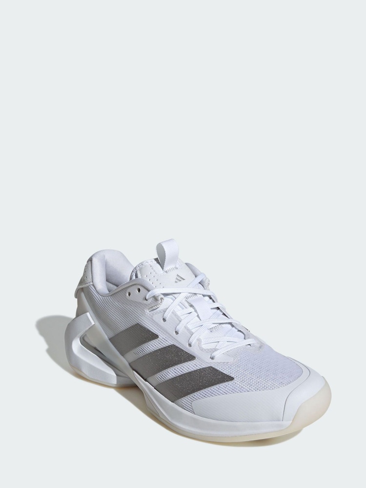 adidas White adizero Ubersonic 5 Tennis Shoes - Image 1 of 4