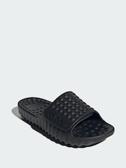 adidas Black Adissage 360rec Slides - Image 2 of 4