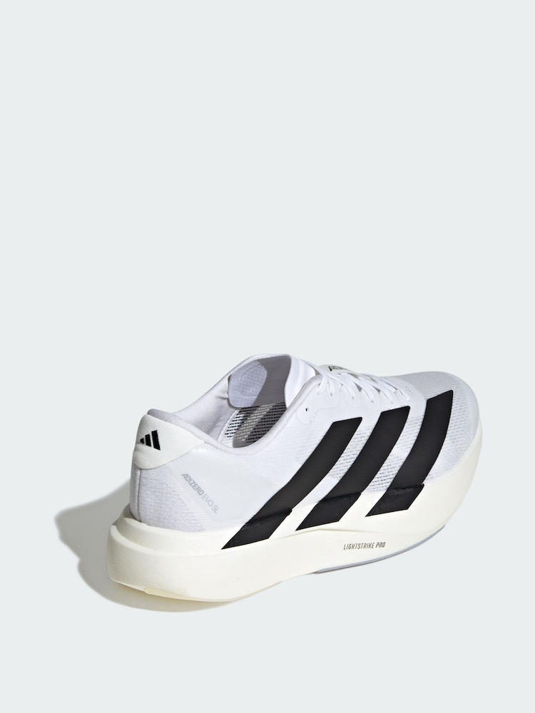 adidas White Adizero EVO SL Shoes - Image 2 of 4 adidas White Adizero EVO SL Shoes - Image 2 of 4