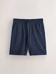 深蓝色 - Slub Shorts - 3的图像1｝