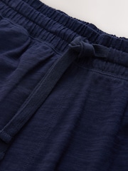 深蓝色 - Slub Shorts - 3的图像2｝