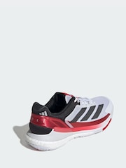 adidas White Crazyquick Boost Padel Shoes - Image 2 of 4