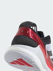 adidas White Crazyquick Boost Padel Shoes - Image 3 of 4