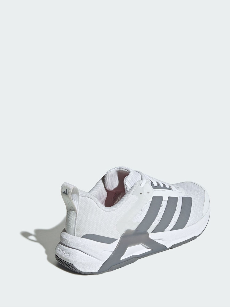 adidas White Dropset Control Training Shoes - Image 2 of 4