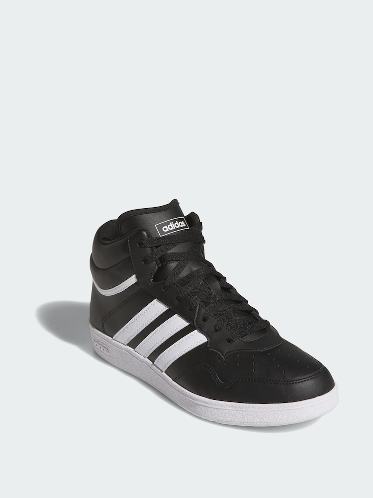 adidas Black Hoops 4.0 Mid Shoes - Image 1 of 4
