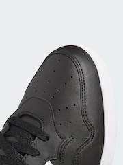 adidas Black Hoops 4.0 Mid Shoes - Image 3 of 4