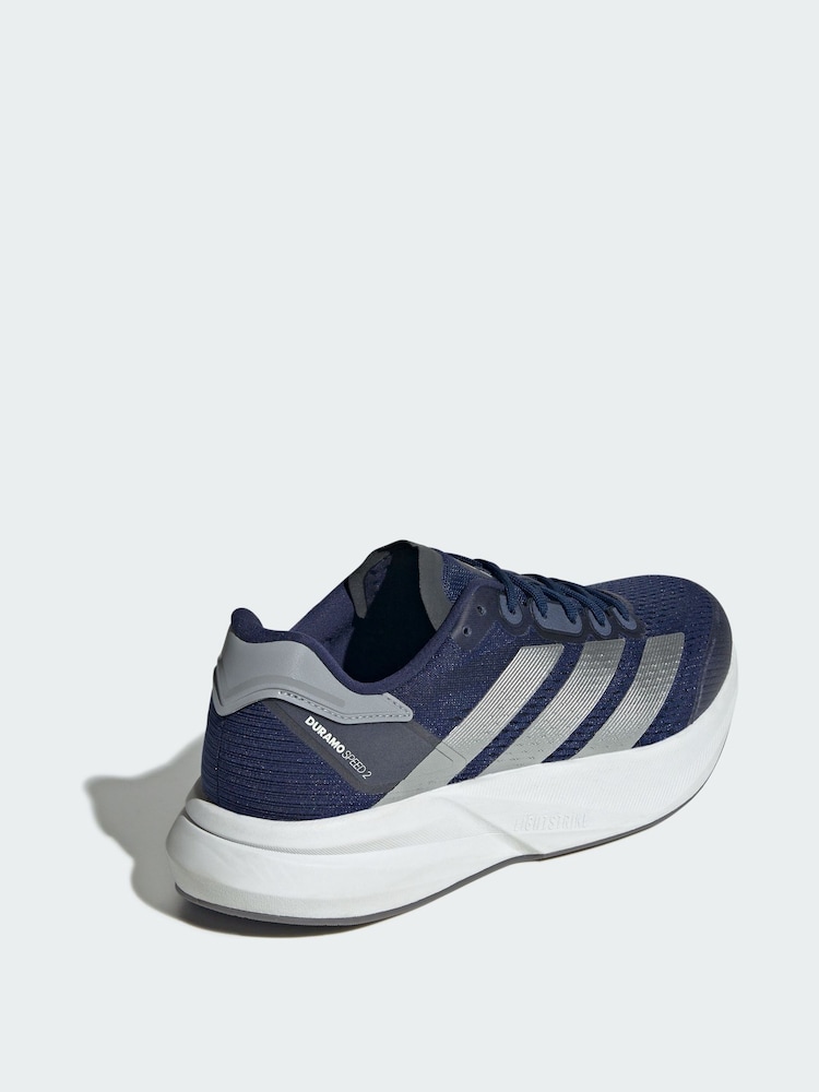 adidas Blue Duramo Speed 2 Running Shoes - Image 2 of 4