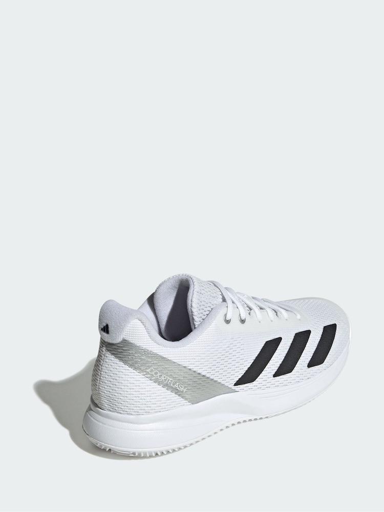adidas White Courtflash Speed 2 Tennis Shoes - Image 2 of 4 adidas White Courtflash Speed 2 Tennis Shoes - Image 2 of 4