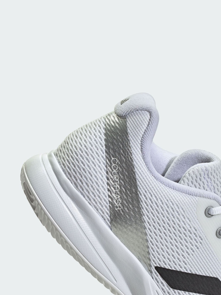 adidas White Courtflash Speed 2 Tennis Shoes - Image 4 of 4 adidas White Courtflash Speed 2 Tennis Shoes - Image 4 of 4