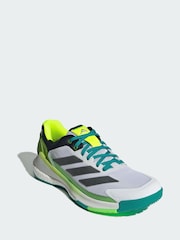 adidas White Crazyquick Boost Padel Shoes - Image 1 of 4