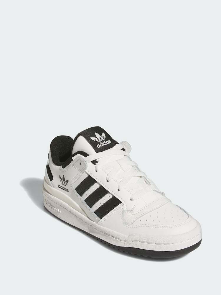 adidas Originals White Forum Low CL Shoes - Image 1 of 4 adidas Originals White Forum Low CL Shoes - Image 1 of 4