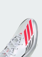 adidas White F50 Messi League Firm/Multi-Ground Boots - Image 3 of 4