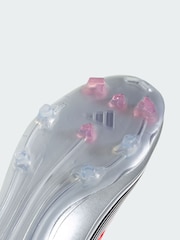 adidas White F50 Messi League Firm/Multi-Ground Boots - Image 4 of 4