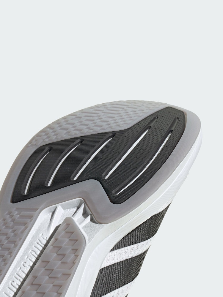adidas White Duramo Speed 2 Running Shoes - Image 4 of 4