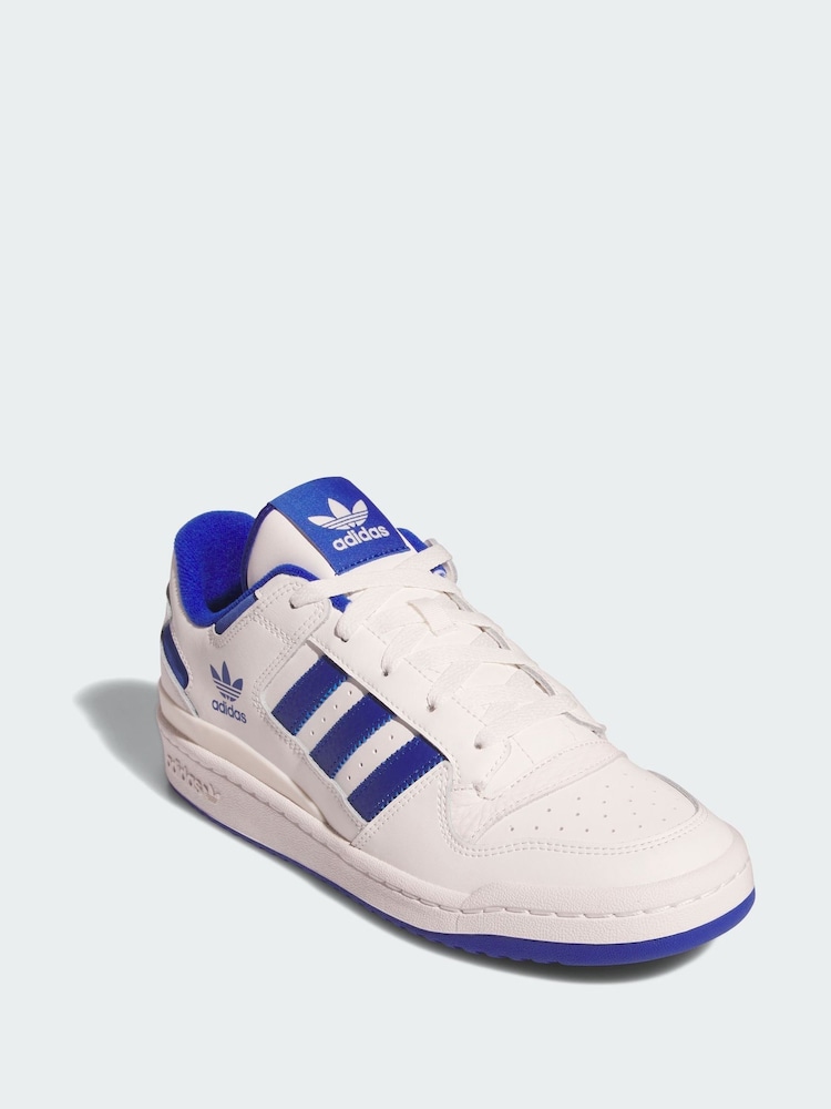 adidas Originals White Forum Low CL Shoes - Image 1 of 4