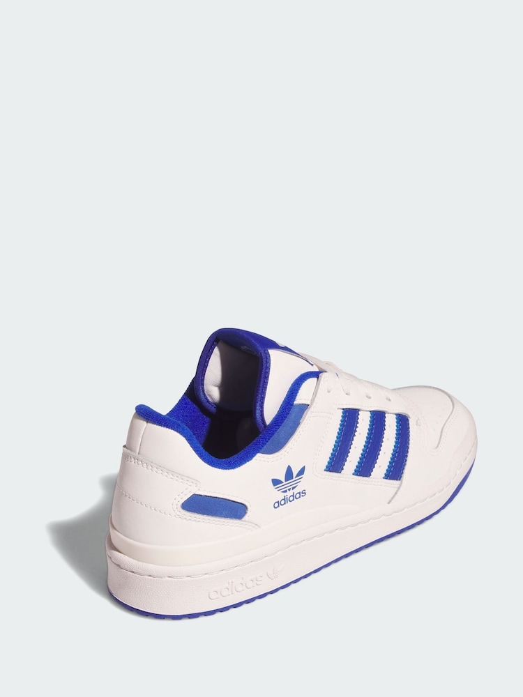 adidas Originals White Forum Low CL Shoes - Image 2 of 4