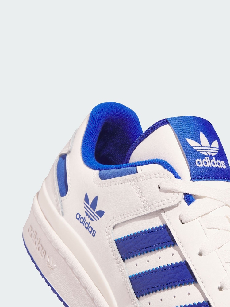 adidas Originals White Forum Low CL Shoes - Image 4 of 4