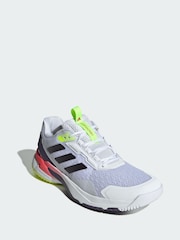 adidas White Crazyflight 6 Indoor Shoes - Image 1 of 4