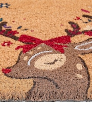 My Mat Natural Colourful Deer Coir Doormat - Image 3 of 4