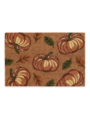 My Mat Natural Multi Pumpkins Coir Doormat - Image 2 of 3
