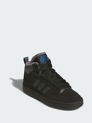 adidas Black Rapid Court Mid Winterized Shoes - Image 1 of 4